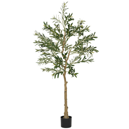 Toradi Artificial Olive Style Tree With Silk Leaf Finish