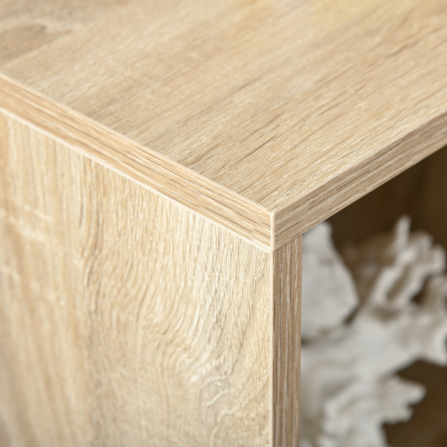 Nafino Ledi Wood Oak Effect 6 Cube Storage Bookcase