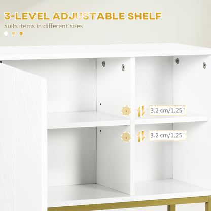 Lifi Over Toilet Wall Mounted Storage Cabinet With Door And Adjustable Shelves White