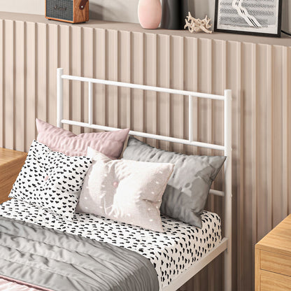 Bamika 3FT Single Metal Bed Frame With Headboard Footboard Strong Slat Base
