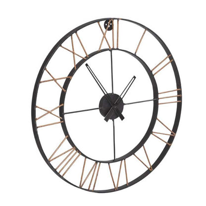 Inari Large Industrial Metal Wall Clock