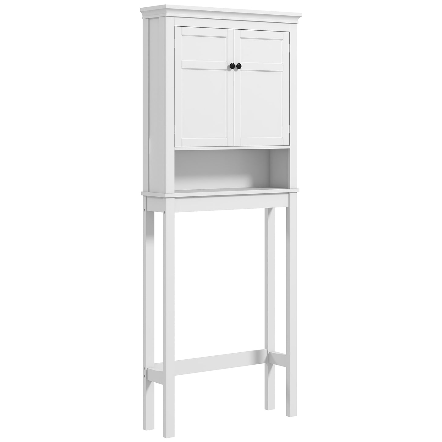 Nivele Over Toilet And Appliance Storage Cabinet In White