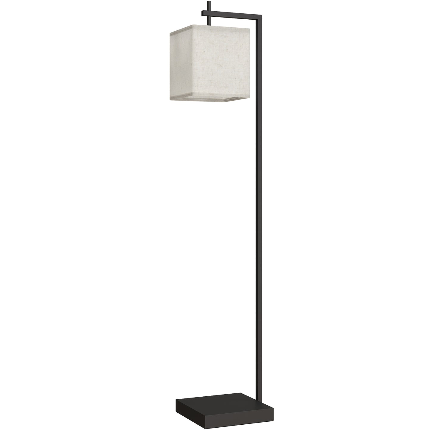 Mito Metal Black Tall LED Floor Lamp With Adjustable Colour TemFauxrature Remote And Foot Switch