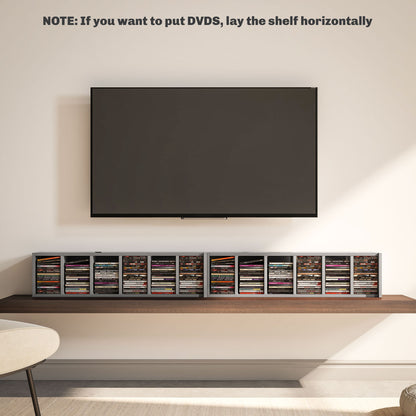 Neta Vipa High Gloss Grey Set Of 2 CD Storage Units With 102 Disc Capacity