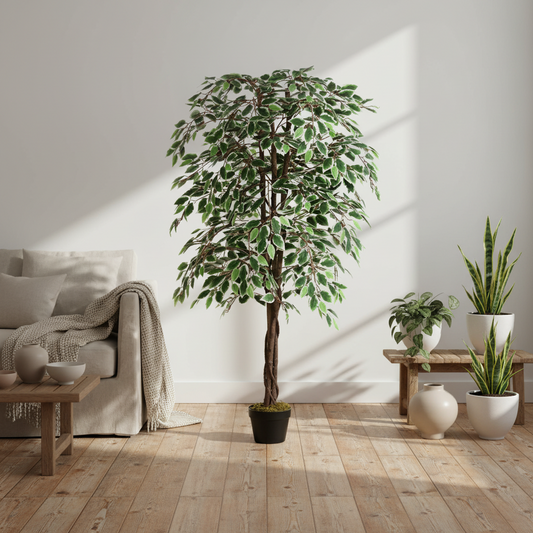 Keco Yona Artificial Indoor Green Plant In Decorative Pot 160cm