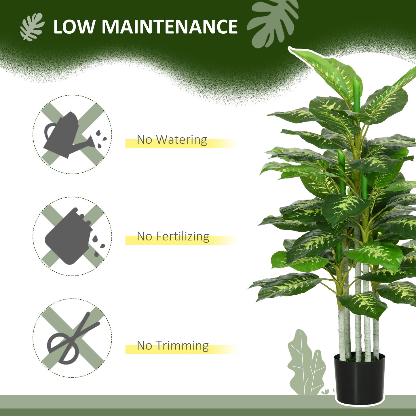 Nido Artificial Evergreen Style Tree In Nursery Pot For Indoor Display