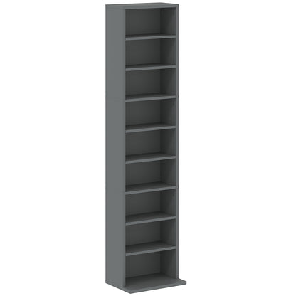 Hato Vimi Wood Grey Narrow CD Storage Unit With 260 Disc Capacity