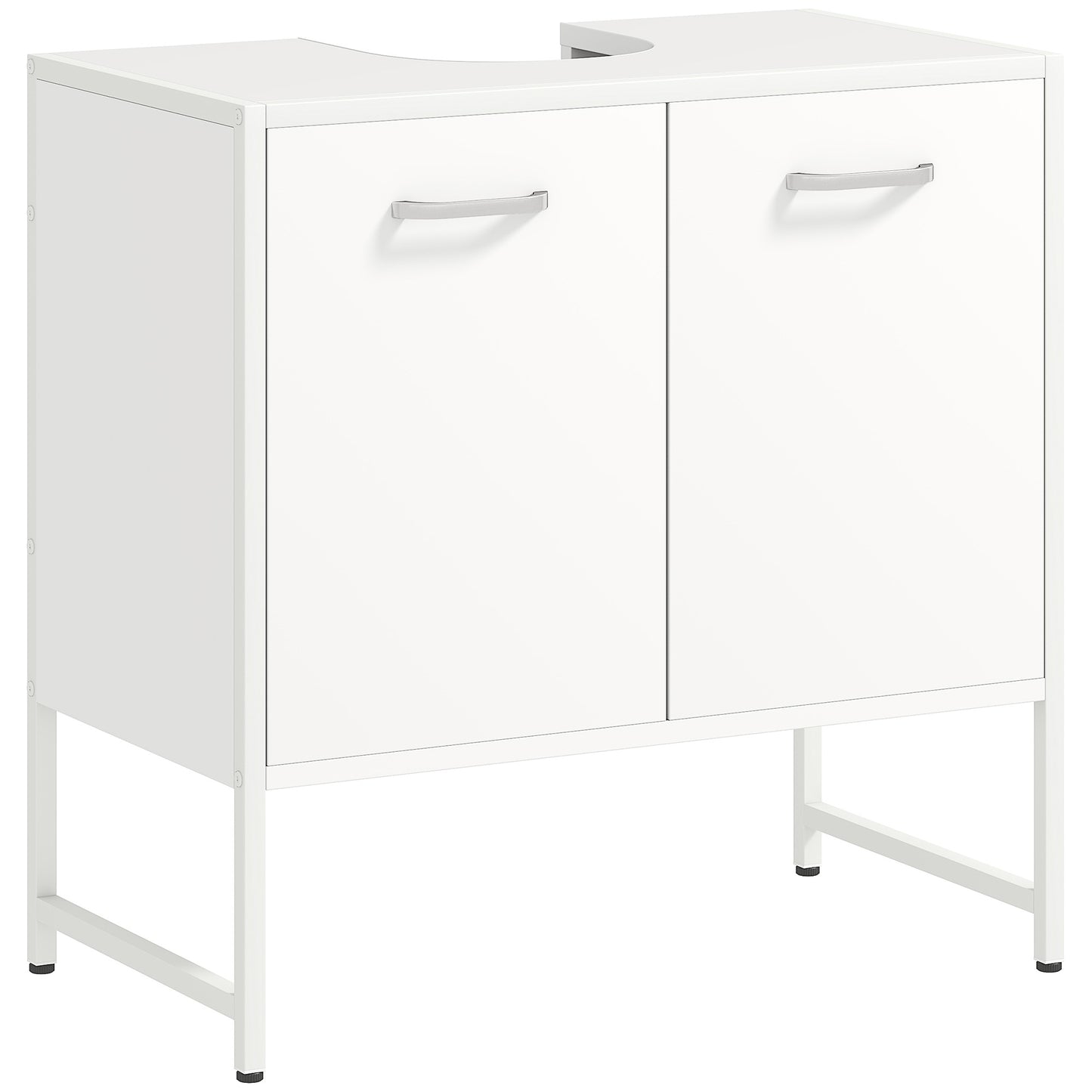 Lilo Fifi Under Sink Bathroom Vanity Cabinet With Soft Close Doors For Pedestal Basin White