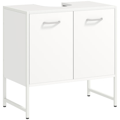 Lilo Fifi Under Sink Bathroom Vanity Cabinet With Soft Close Doors For Pedestal Basin White
