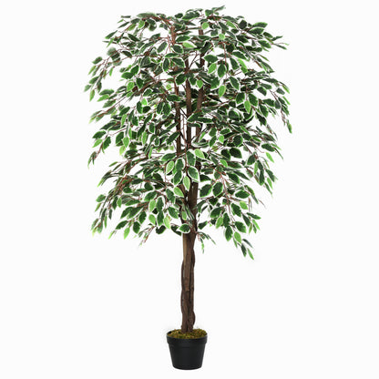 Keco Yona Artificial Indoor Green Plant In Decorative Pot H8 160cm
