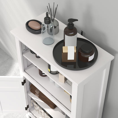 Nore Modern Multi Storage Bathroom Cabinet In White