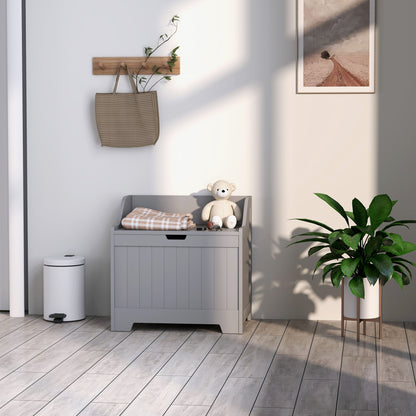 Ralofa Grey Home Storage Chest With 61 Litre Capacity