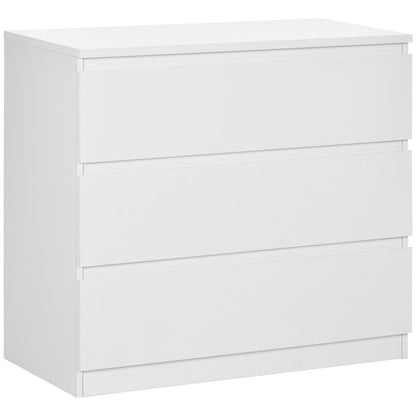 Luvilo Wood White 3 Drawer Storage Chest