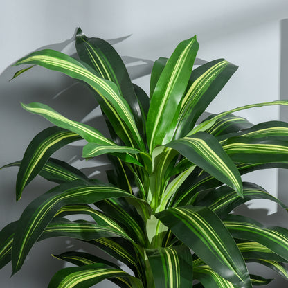 Bake Nino Set Of 2 Artificial Dracaena Style Plants For Interior Spaces