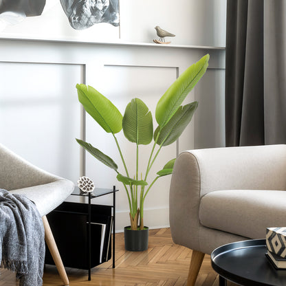 Lire Sesa Artificial Bird Of Paradise Style Plant With Textured Leaves In Pot H8 109cm