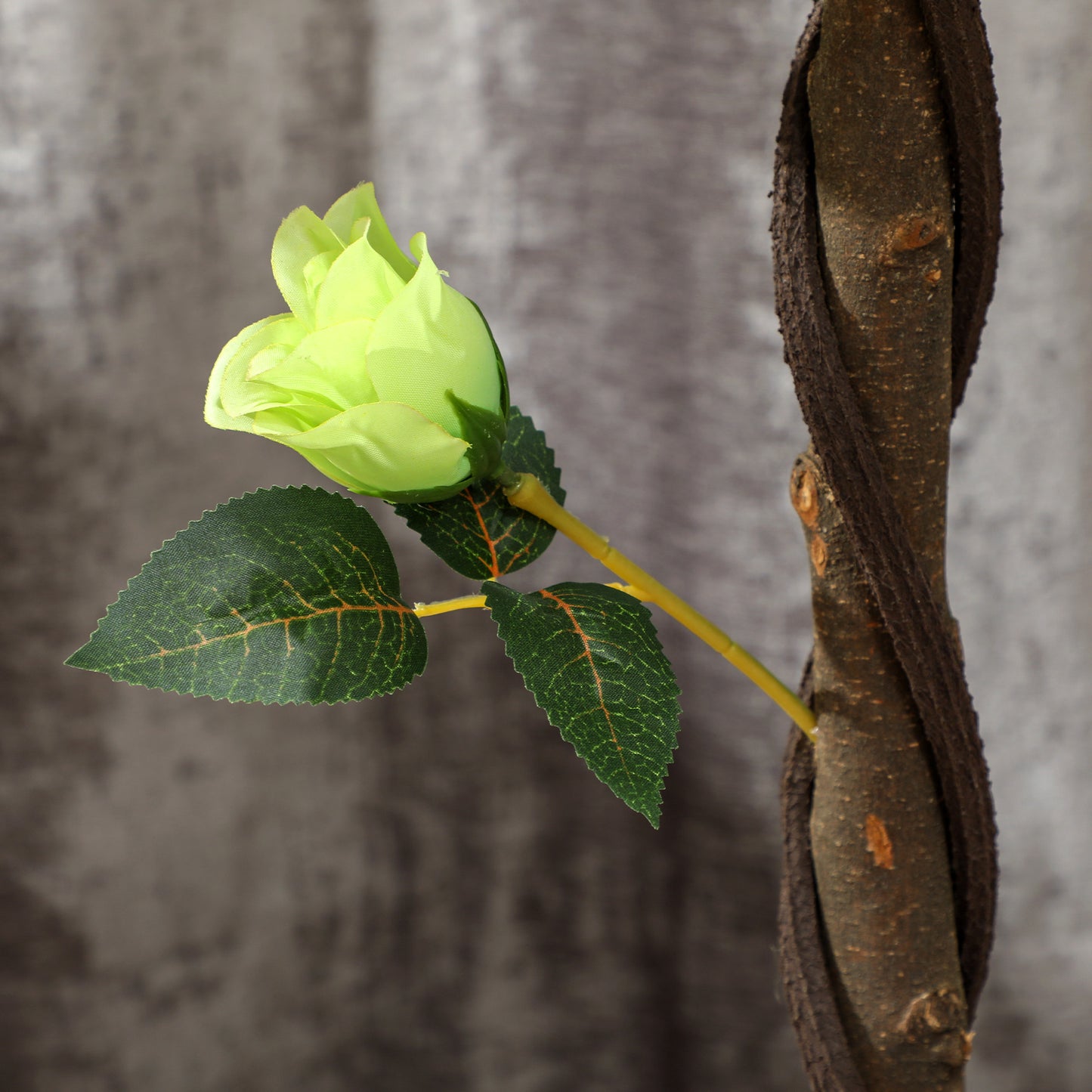 Payo Pair Of Artificial Rose Style Trees In Green Finish