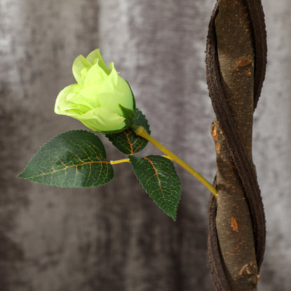 Payo Pair Of Artificial Rose Style Trees In Green Finish