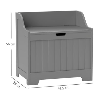 Ralofa Grey Home Storage Chest With 61 Litre Capacity