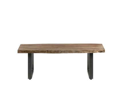 Wellington Acacia Wood Live Edge Modern Coffee Table