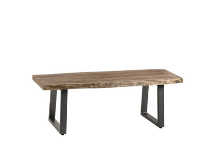 Wellington Acacia Wood Live Edge Modern Coffee Table