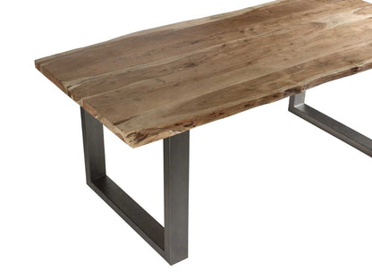Wellington 200cm 6 Seater Acacia Wood Live Edge Dining Table