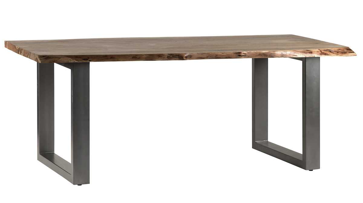 Wellington 200cm 6 Seater Acacia Wood Live Edge Dining Table