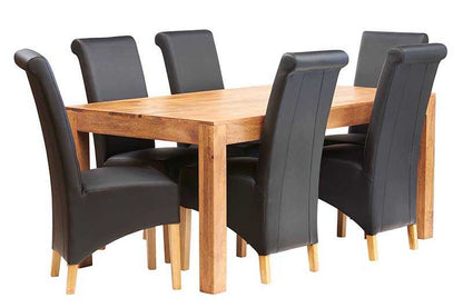 Manila Large 180cm Light Mango Wood Dining Table