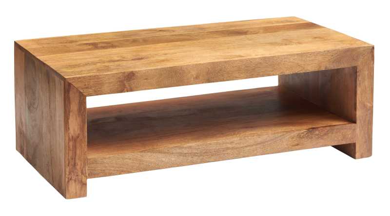 Manila Light Mango Wood Large Coffee Table
