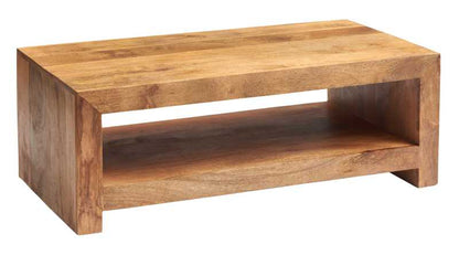 Manila Light Mango Wood Large Coffee Table