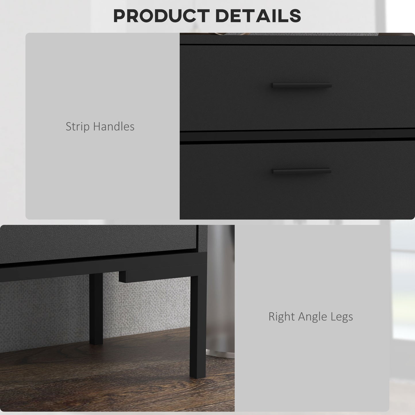 Sopane Wooden Black Slim Shoe Cabinet With 3 Drawers For 12 Pairs