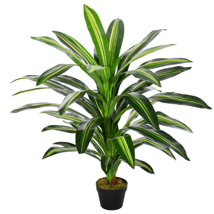 Pala Artificial Indoor Green Plant In Decorative Pot H8 110cm
