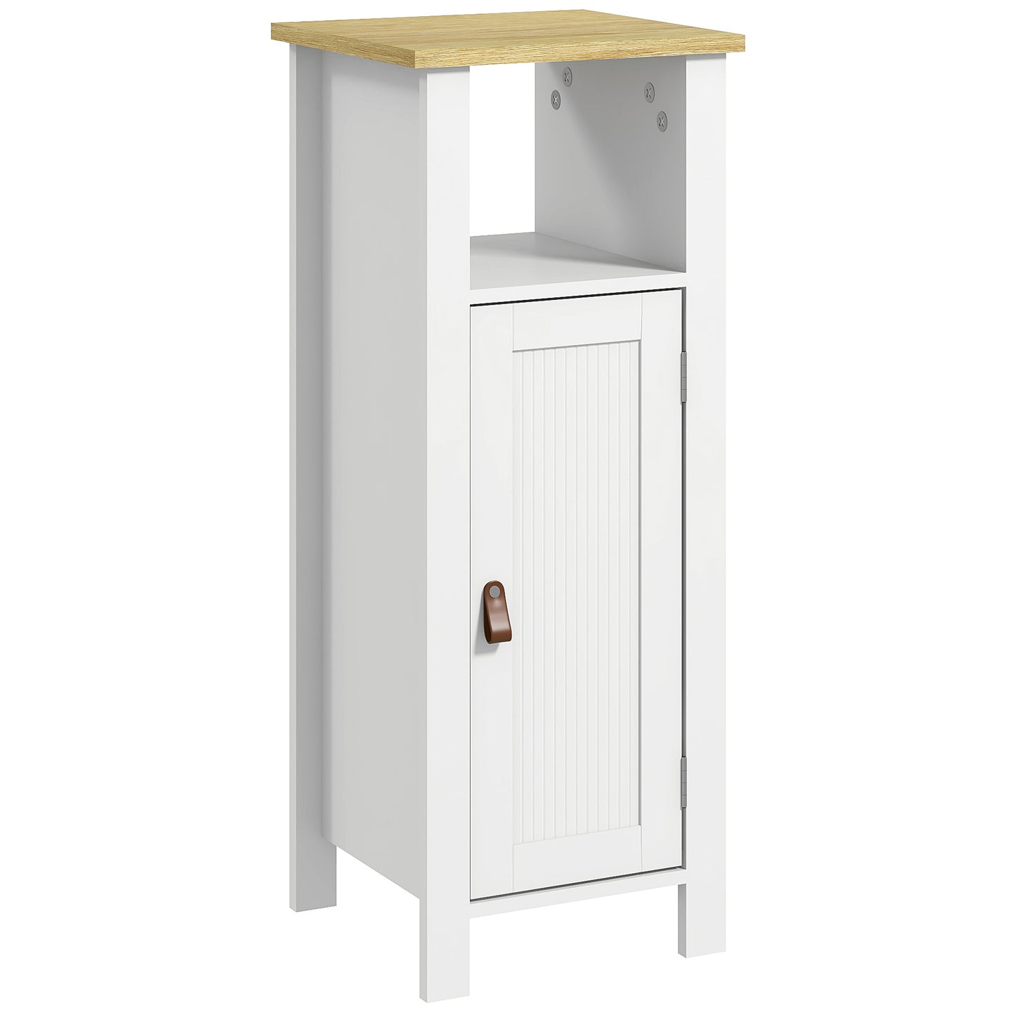 Sasa Bafa Slim Bathroom Storage Cabinet In White