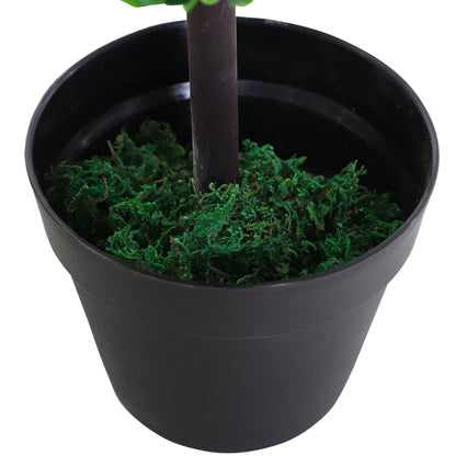 Virova Artificial White Honeysuckle Flower Plant With Curved Stems In Pot For Indoor Use