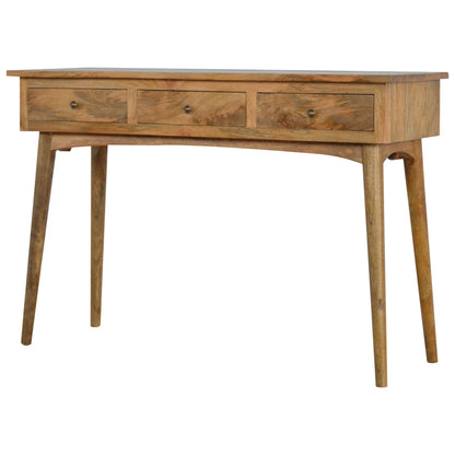Pizzo Large Mango Wood 3 Drawer Console Table