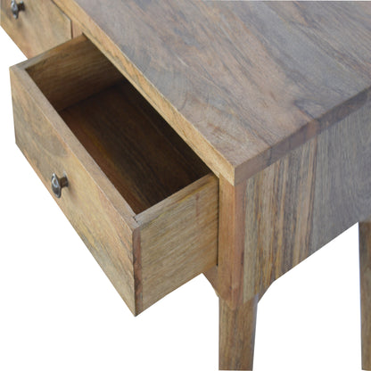 Pizzo Large Mango Wood 3 Drawer Console Table