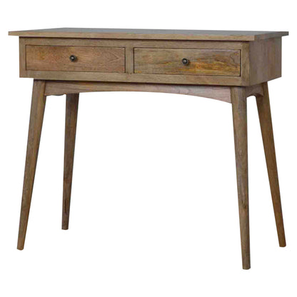 Bevagna Hallway 2 Drawer Mango Wood Console Table