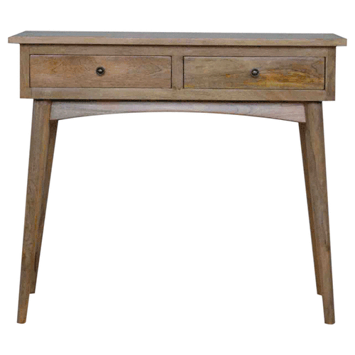 Bevagna Hallway 2 Drawer Mango Wood Console Table