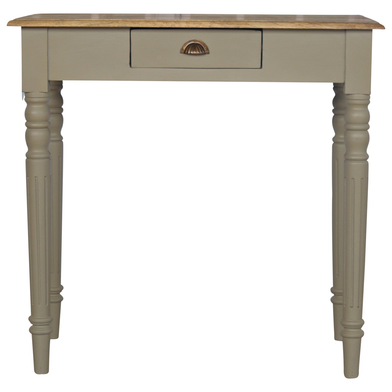 Monteriggioni Grey Hand Painted Writing Desk with Drawer