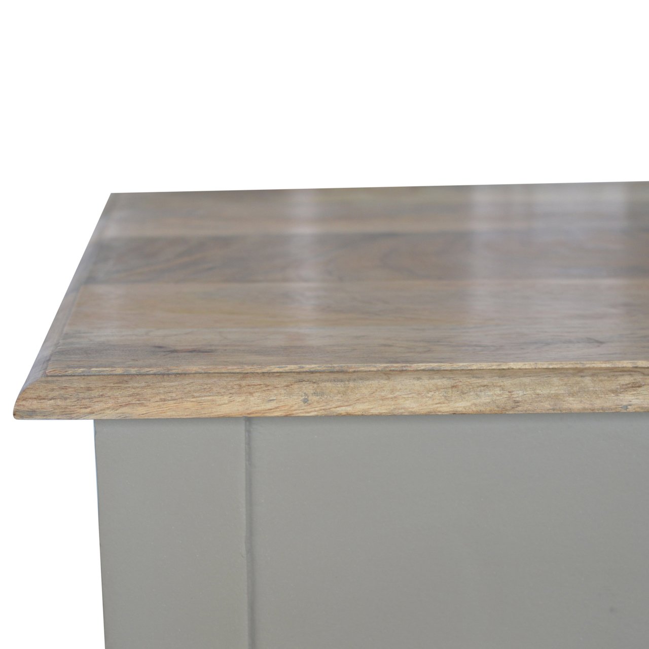 Monteriggioni Grey Hand Painted Writing Desk with Drawer