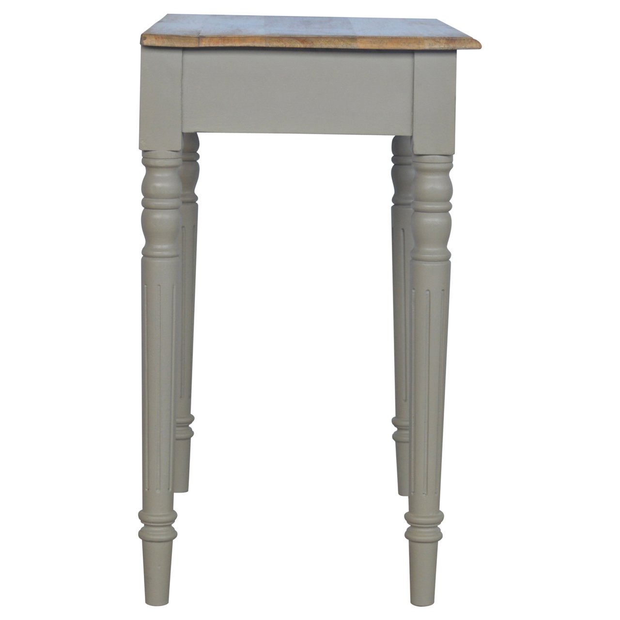 Monteriggioni Grey Hand Painted Writing Desk with Drawer