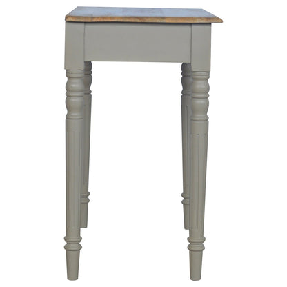 Monteriggioni Grey Hand Painted Writing Desk with Drawer