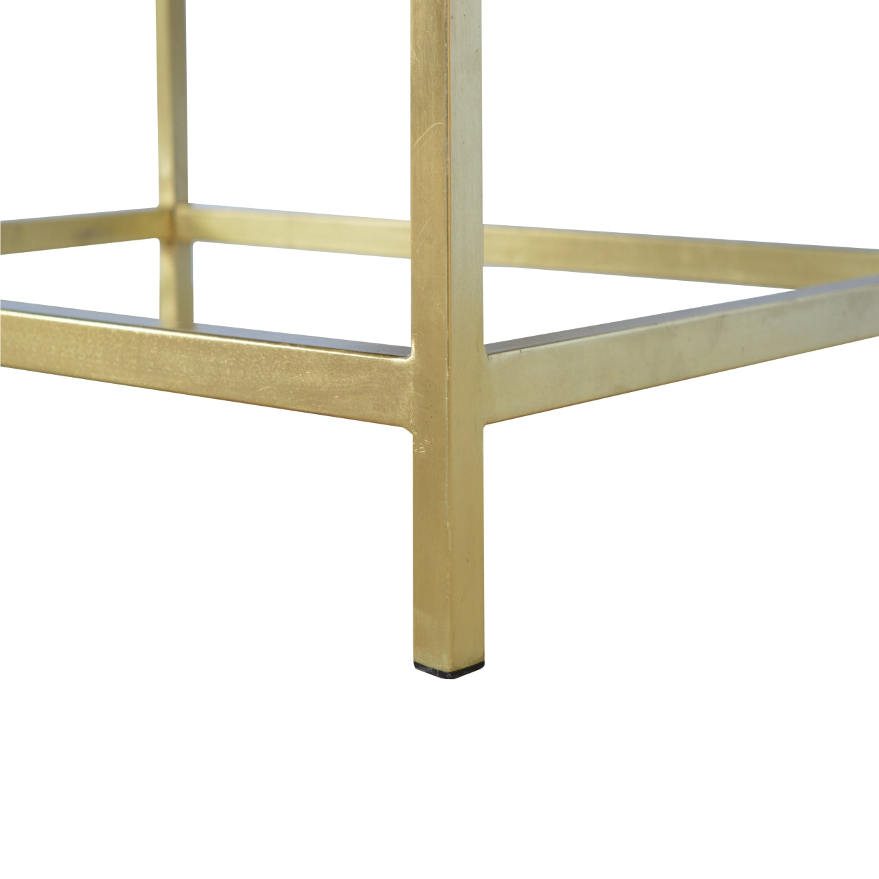 Maratea Rectangle Gold and Mango Wood Coffee Table