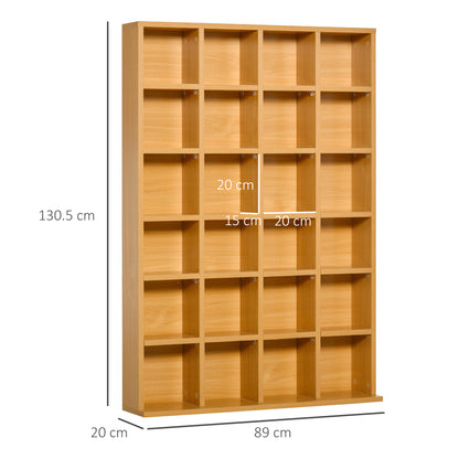 Dimo Tasu Wood Beech Adjustable CD Storage Unit