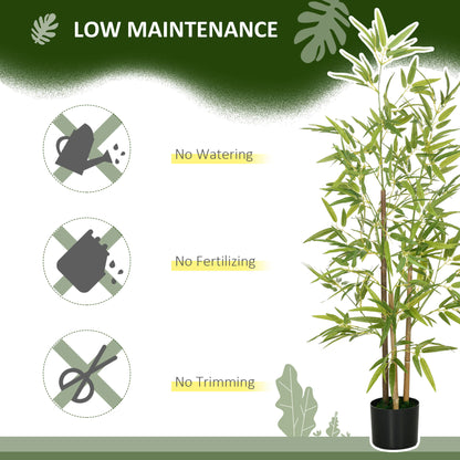 Have Artificial Bamboo Style Tree Supplied In Pot H8 120cm