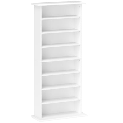 Talasa Wood White CD Storage Unit With 360 Disc Capacity