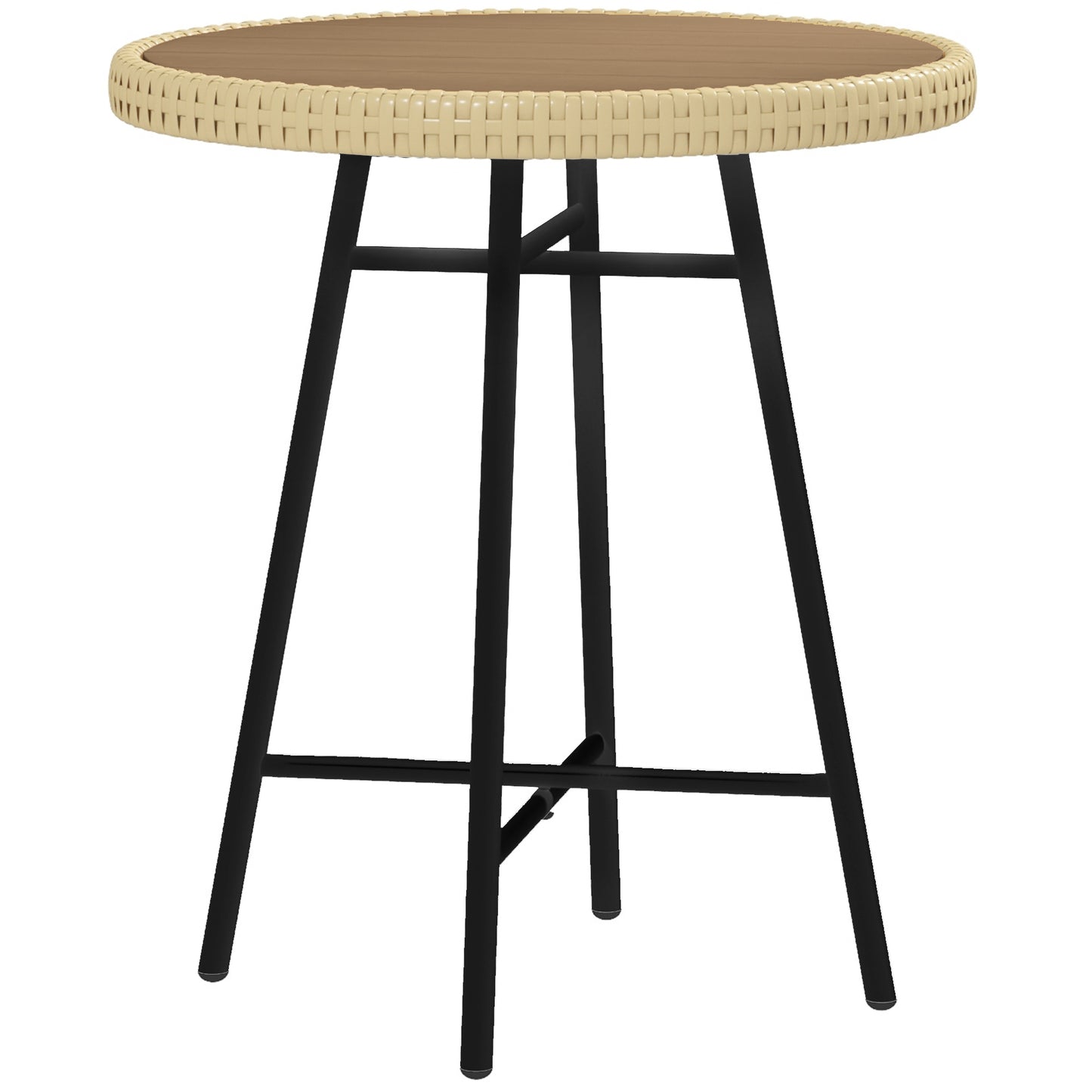 Mana Natural Rattan Outdoor Garden Bistro Table