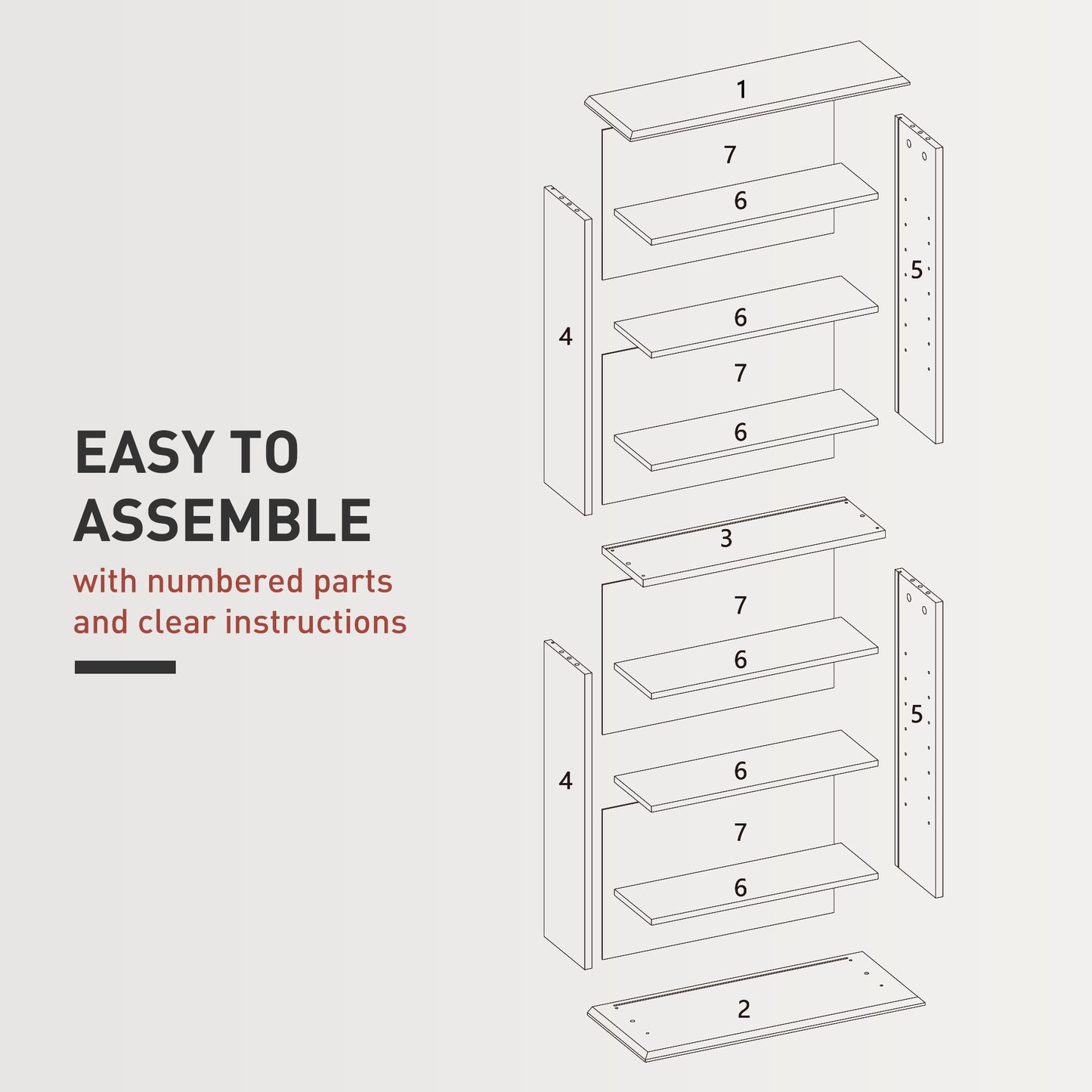 Kael Cori Wood Black CD Storage Unit With 360 Disc Capacity
