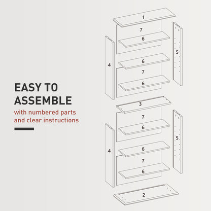 Kael Cori Wood Black CD Storage Unit With 360 Disc Capacity