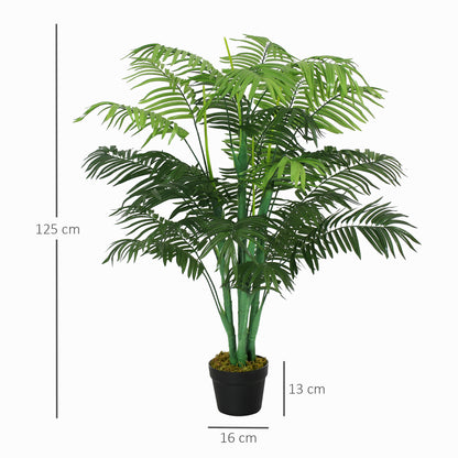 Dimi Keha Pair Of Artificial Palm Style Trees In Pots H8 125cm