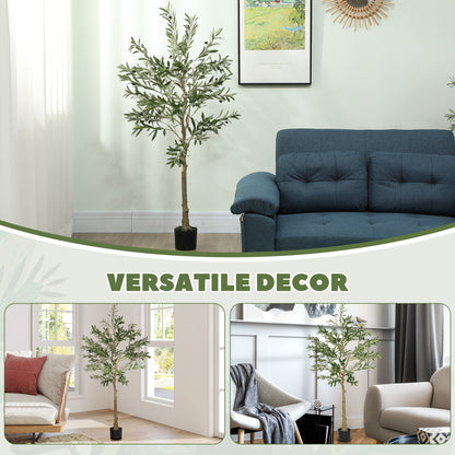 Toradi Artificial Olive Style Tree With Silk Leaf Finish